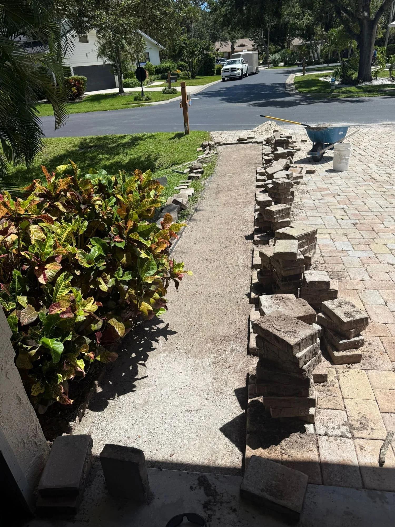 Paver repair and drainage protection